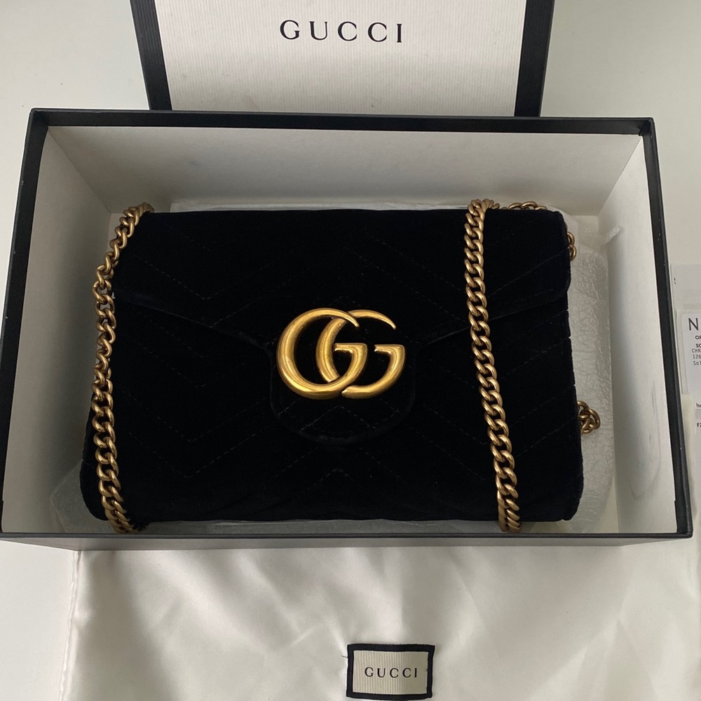 GG Marmont 2.0 Matelasse Velvet